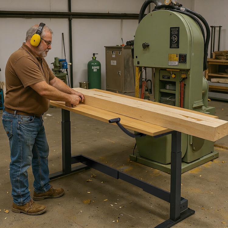 Hand Crank Height Adjustable Workbench Widened Version WB6 | 4Dock